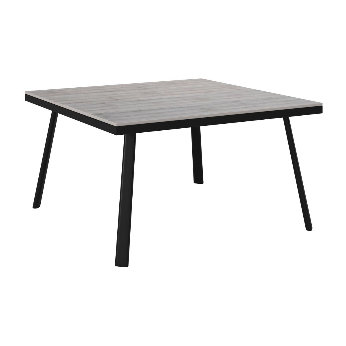 JEDÁLENSKÁ TERASOVÁ SÚPRAVA ELISA - čierna/sivá, Modern, kov/textil (238/74/75cm) - Bessagi Garden