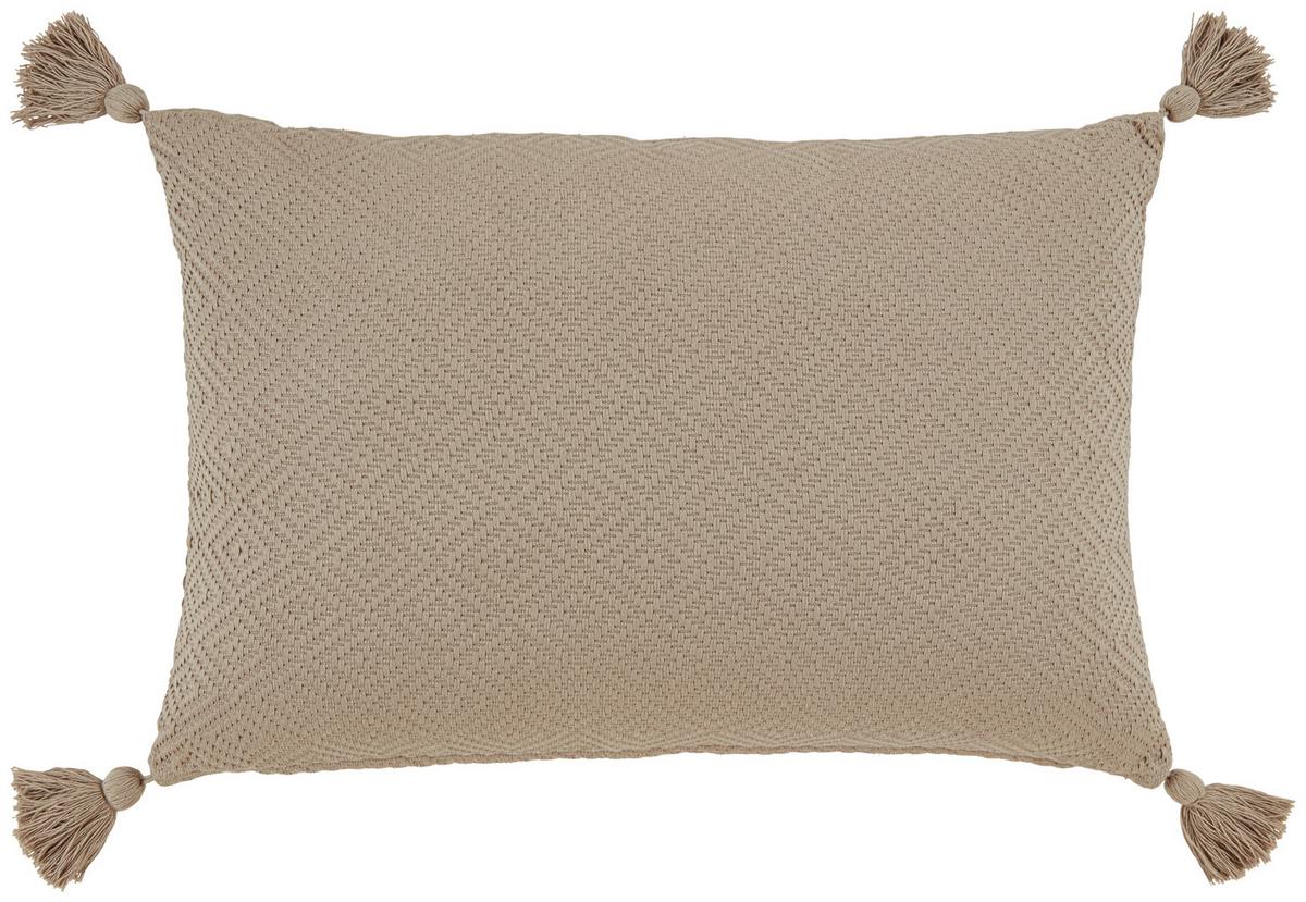 DEKORAČNÍ POLŠTÁŘ Frieda, 40/60cm, šedá - béžová, Moderní, textil (40/60cm) - Modern Living