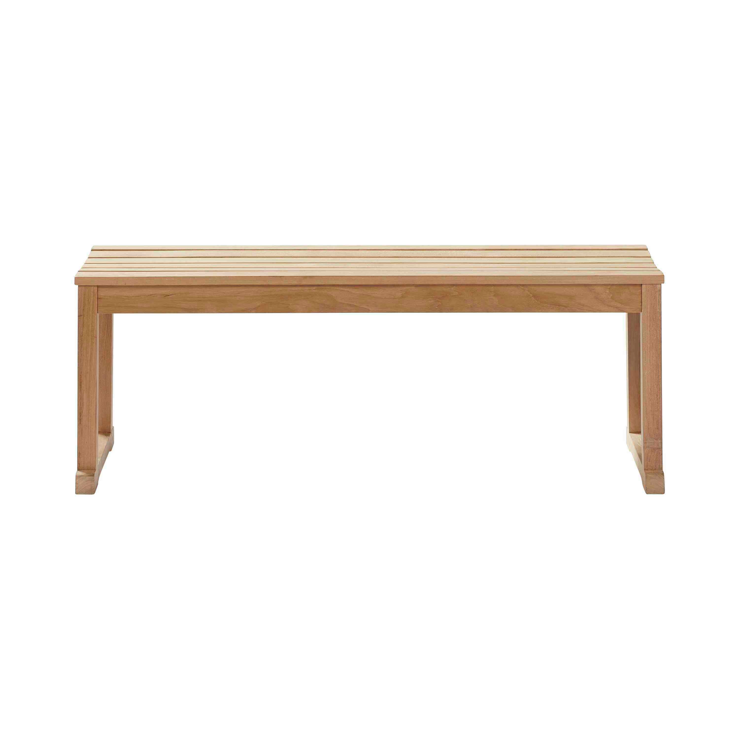 Sitzbank Echtholz Teakfarben Vega BHT: 120x43x40 cm - Teakfarben, KONVENTIONELL, Holz (120/43/40cm) - MID.YOU