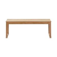 Sitzbank Echtholz Teakfarben Vega BHT: 120x43x40 cm - Teakfarben, KONVENTIONELL, Holz (120/43/40cm) - MID.YOU