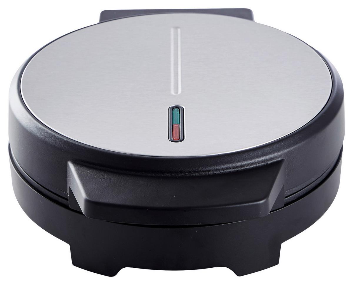 Waffeleisen 1000 W mit Antihaftbeschichtung - Schwarz, KONVENTIONELL, Metall (25,2/8/20,2cm) - Atrigo