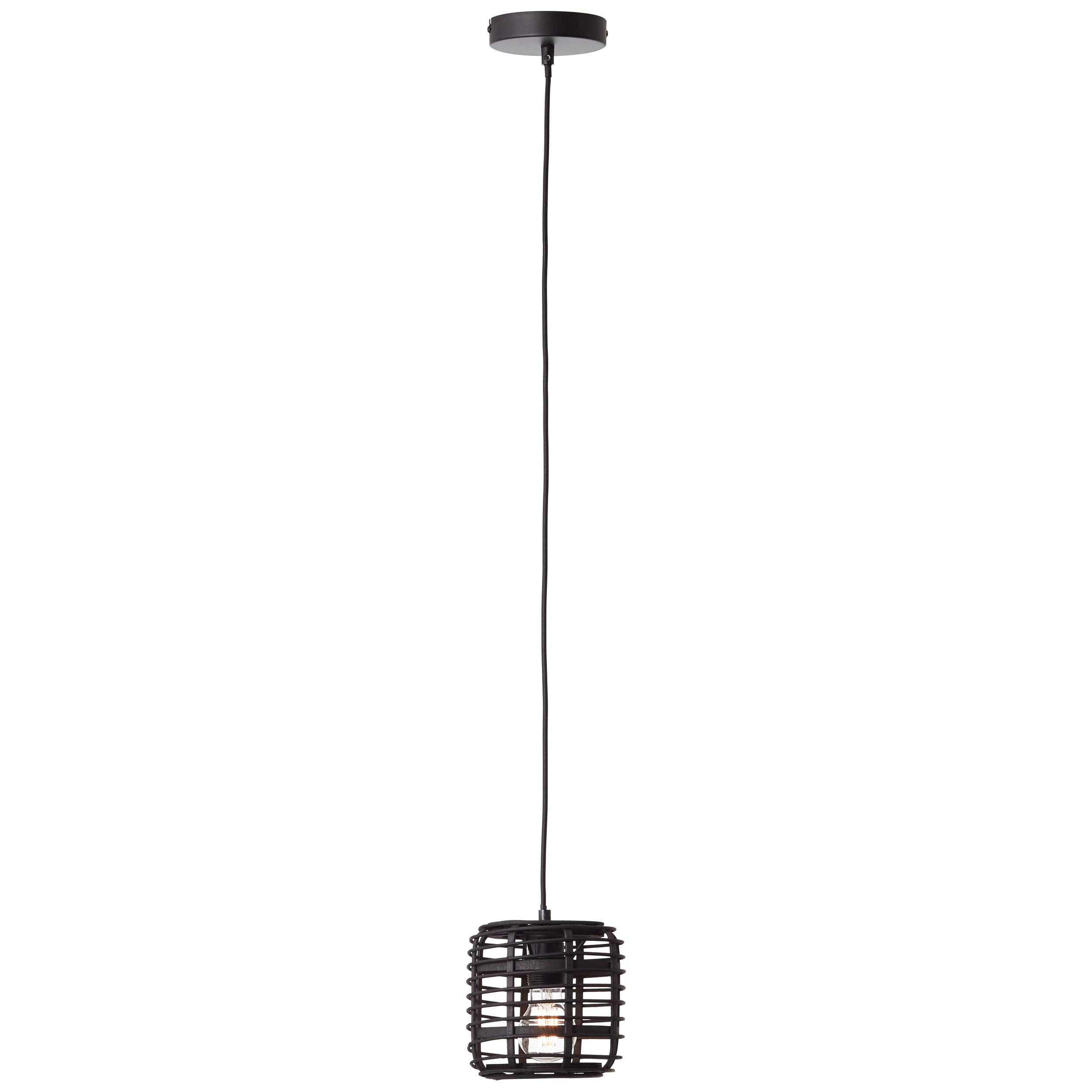 Hängeleuchte 99262/76 Crosstown - Schwarz, KONVENTIONELL, Holz/Metall (16/127cm)