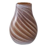 Vase Braun B: 16 Cm - Braun, Design, Glas (16/23/16cm)