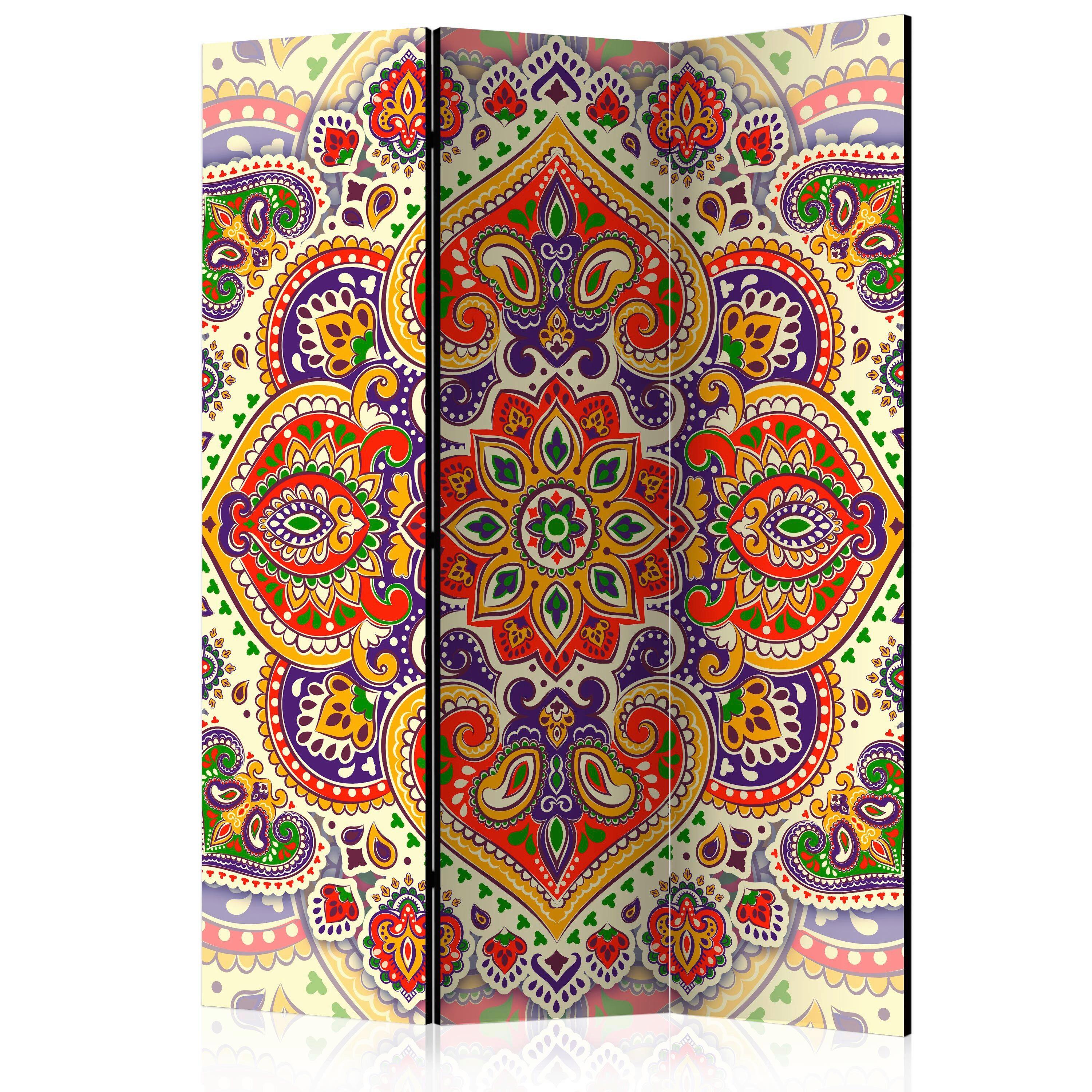 PARAVENT Multicolor B: 135 cm - Multicolor, Basics, Holz/Textil (135/172/3cm) - artgeist