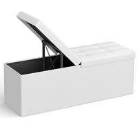 SITZBOX Weiß B: 110cm - Weiß, Basics, Holzwerkstoff/Kunststoff (110/38/38cm)