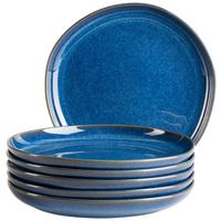Desserttellerset Cordelia Blau, 6-Teilig - Blau, Trend, Keramik (22cm) - Mäser