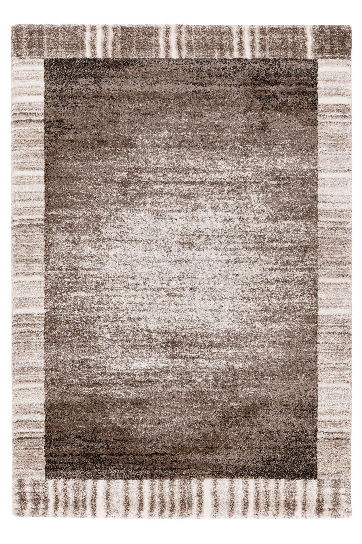 Hochflorteppich My Canyon 970 - Taupe, Basics, Textil (80/150cm) - Obsession