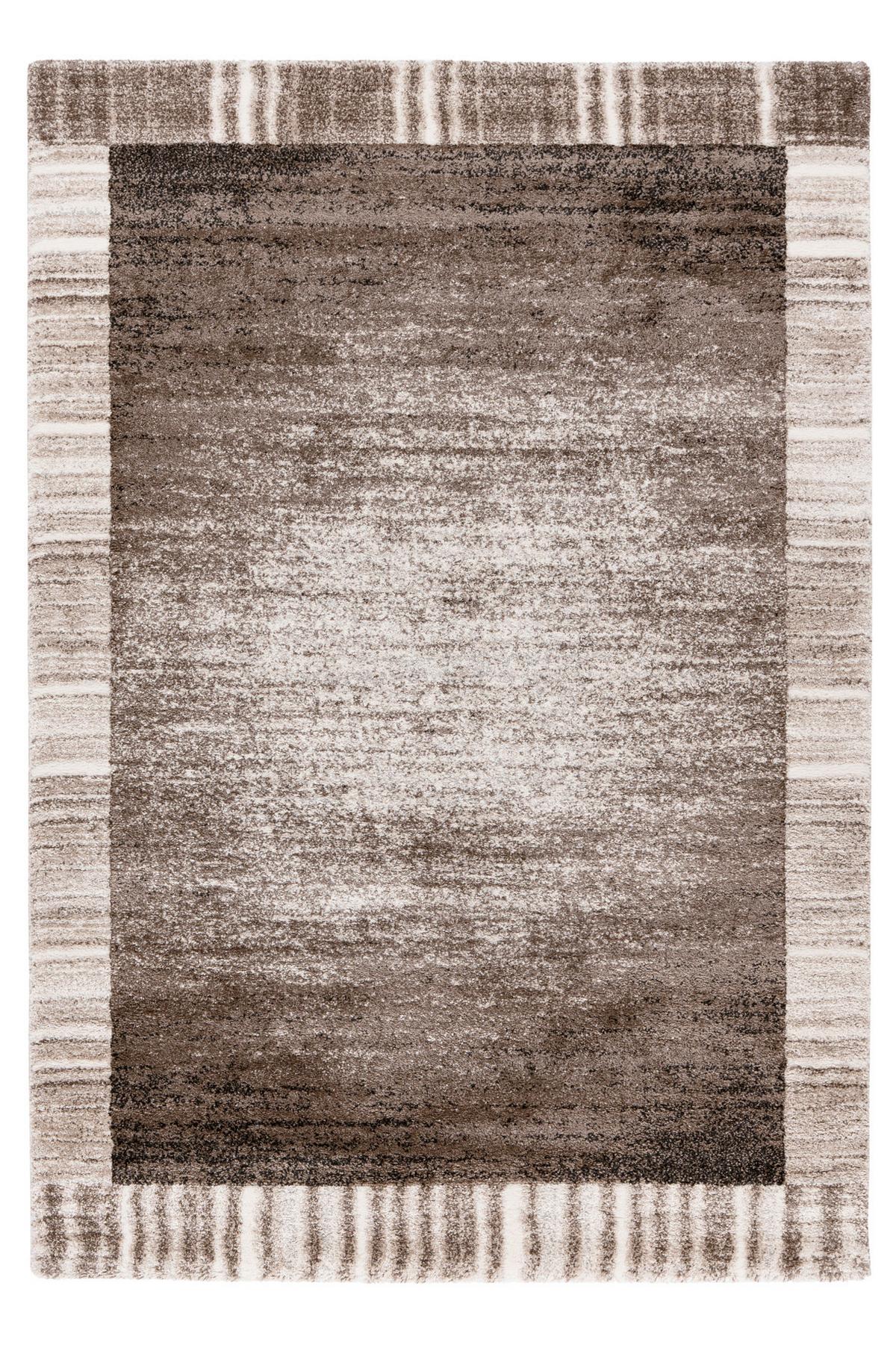 Hochflorteppich My Canyon 970 - Taupe, Basics, Textil (80/150cm) - Obsession