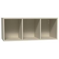 Wandregal Las Vegas Weiß B: 90 cm - Sandfarben, MODERN, Holzwerkstoff (90/36/37cm) - Vertico