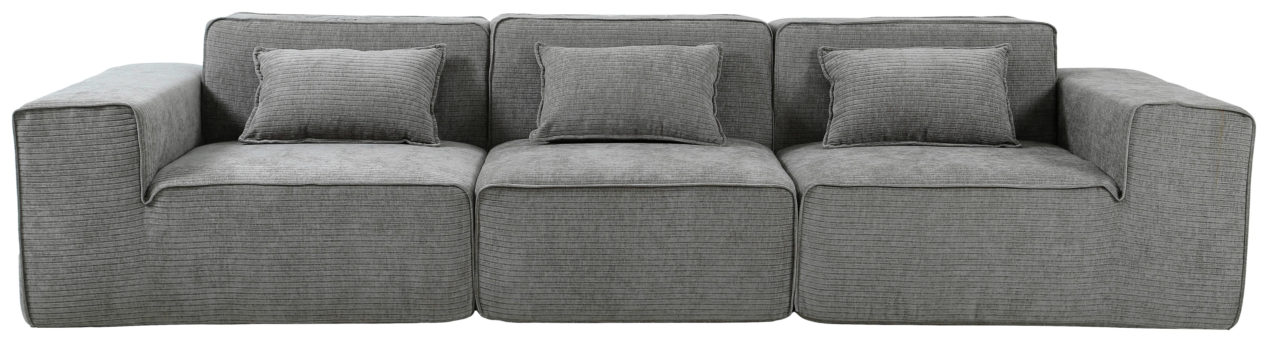 3-Sitzer-Sofa Aventis Grau B: 300 cm