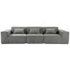 3-Sitzer-Sofa Aventis Grau B: 300 cm - Beige/Grau, Design, Textil (300/70/100cm) - P & B