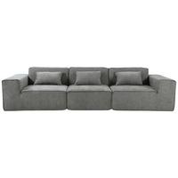 3-Sitzer-Sofa Aventis Grau B: 300 cm - Beige/Grau, Design, Textil (300/70/100cm) - P & B