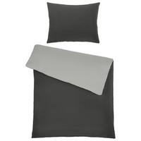 Wendebettwäsche Luisa - Anthrazit/Hellgrau, ROMANTIK / LANDHAUS, Textil (140/200null) - James Wood