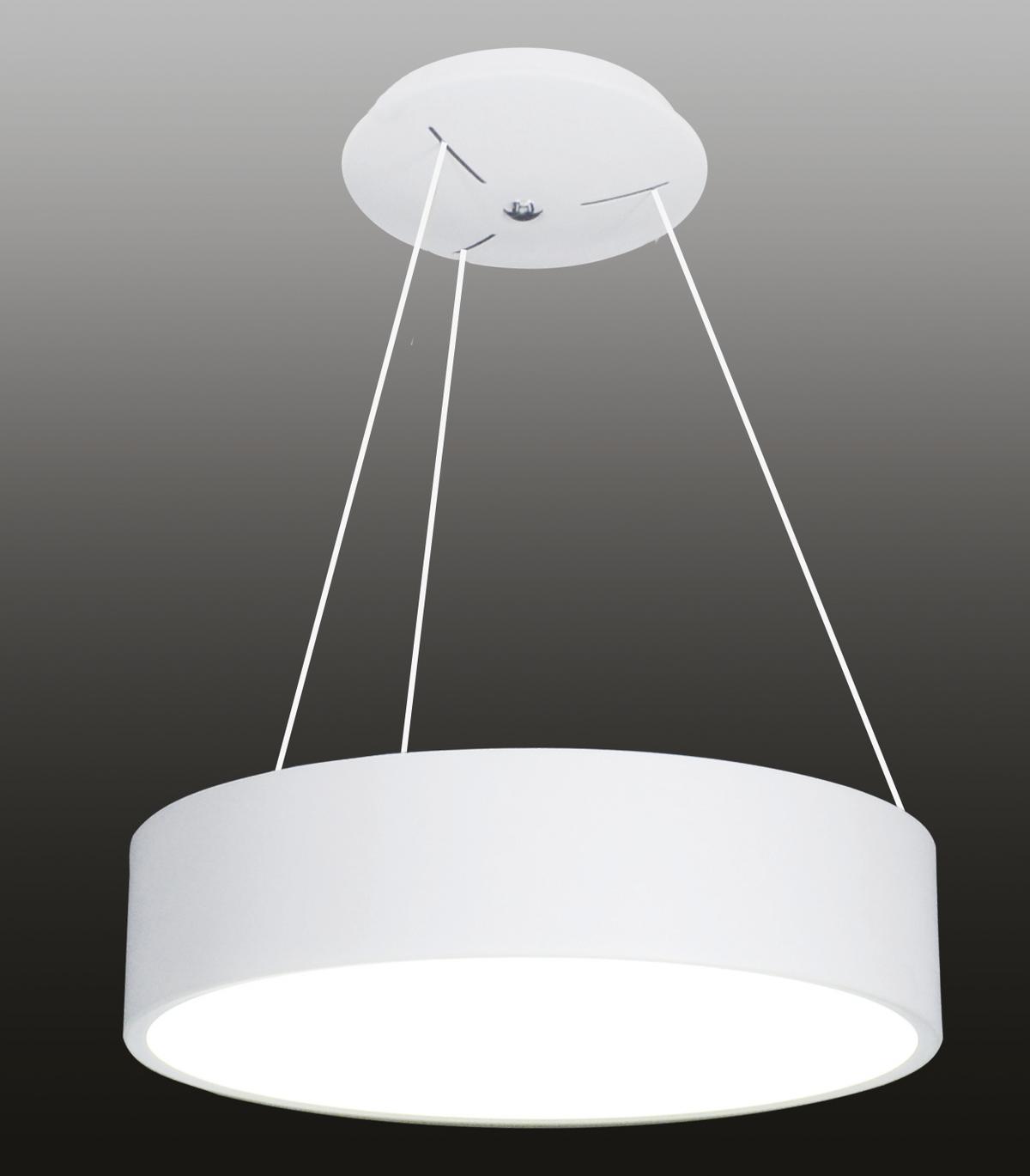 Led-hängeleuchte Carla H: 150 Cm Farbtemperaturwechsler - Weiß, Design, Kunststoff/Metall (45/150cm) - Näve