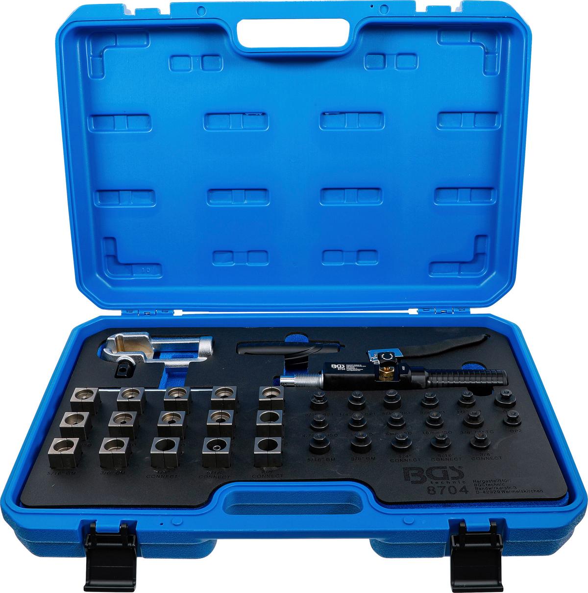 Hydraulisches Bördelgerät 8704 - Blau/Schwarz, Basics (53,6/37,2/11,2cm)