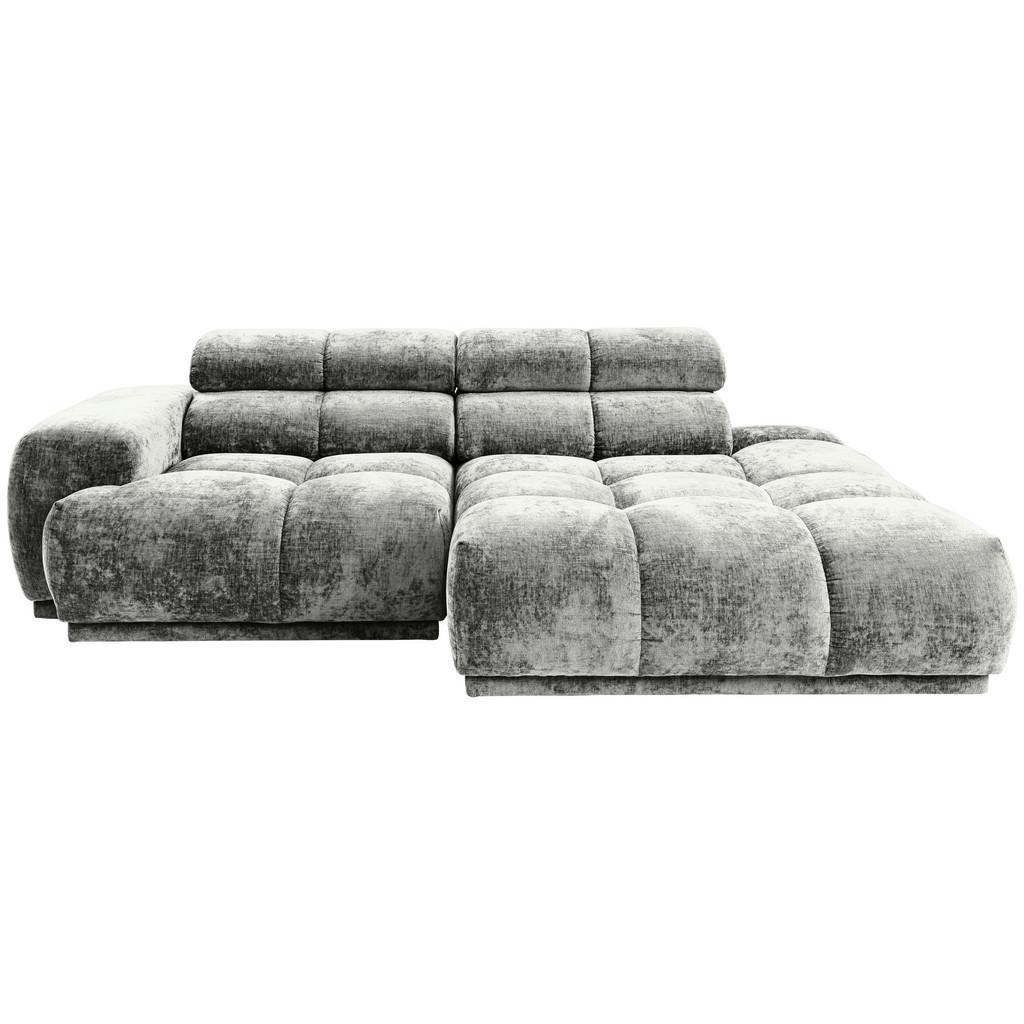 Ecksofa Chani Grau, Schenkel: 239x150 cm
