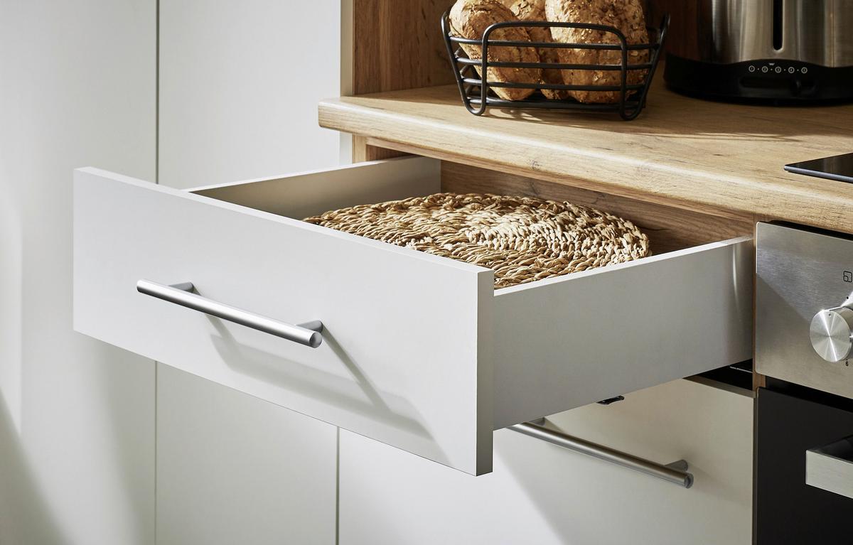 Eckküche Hilde Wildeiche - Wildeiche/Weiß, Basics, Holzwerkstoff (280/172cm) - Respekta