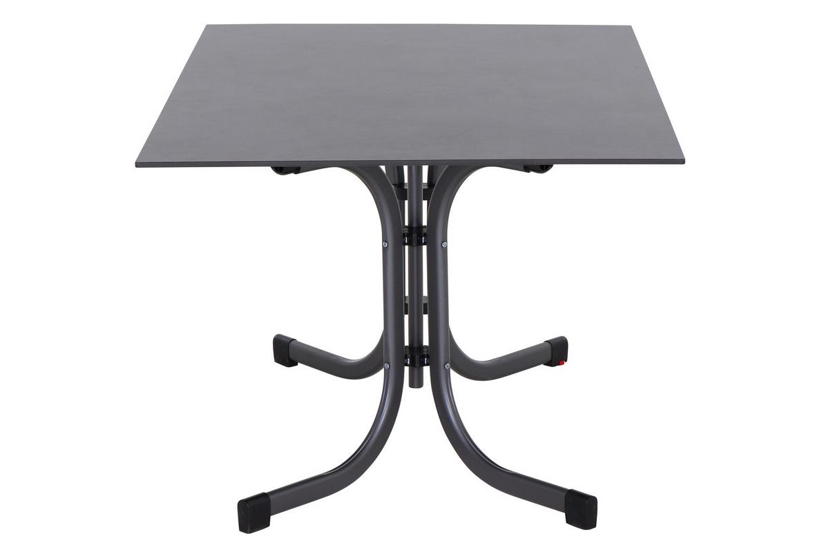 Gartengarnitur T20192 - Taupe/Anthrazit, Basics, Holzwerkstoff/Kunststoff (90/80/140cm) - Siena Garden