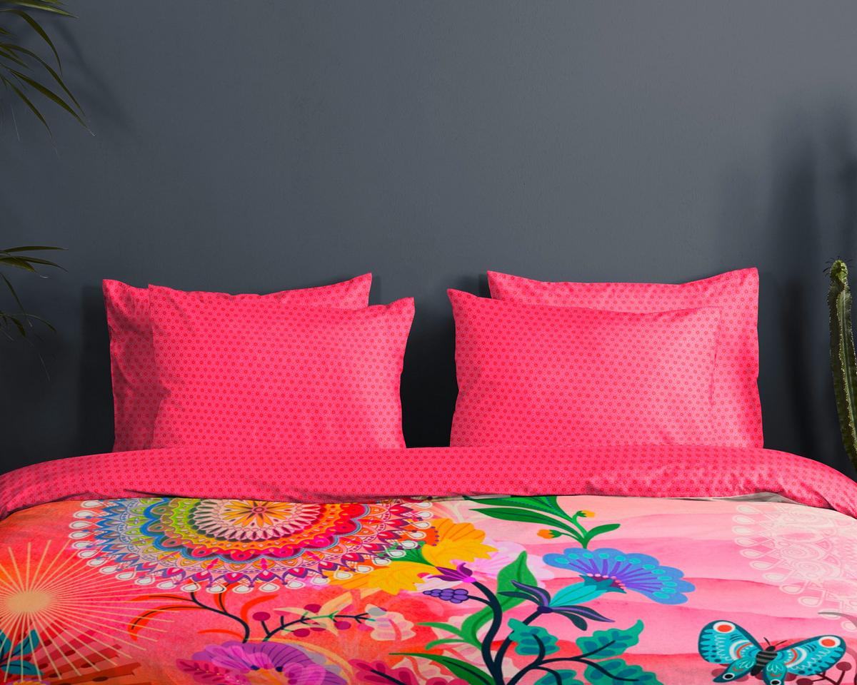Bettwäsche Giselah Multicolor 140x200 cm - Multicolor, Trend, Textil (140/200cm)