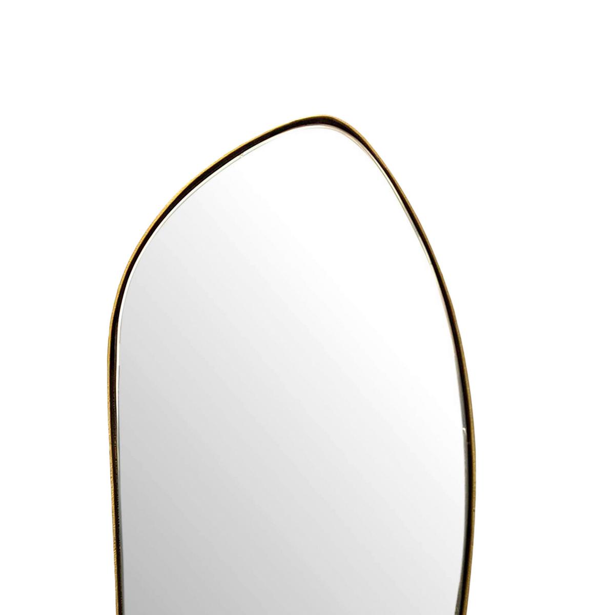 Wandspiegel Goldfarben B: 33 Cm - Goldfarben, Design, Glas/Metall (33/90/2,5cm) - MID.YOU