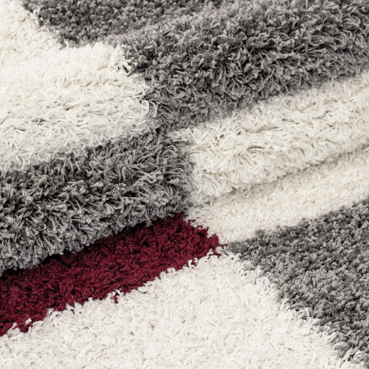 Hochflor Teppich Rot Gala 280x370 Cm - Rot, Design, Textil (280/370cm)