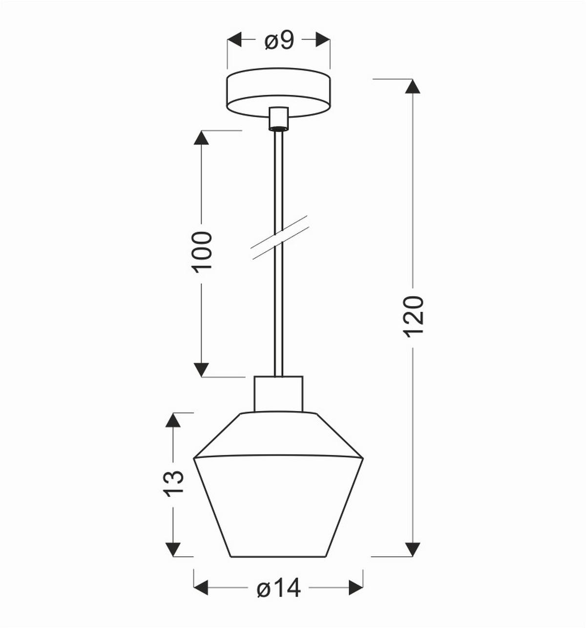 Pendelleuchte 31-36360 Greniko - Transparent/Goldfarben, KONVENTIONELL, Metall (14/14/120cm)