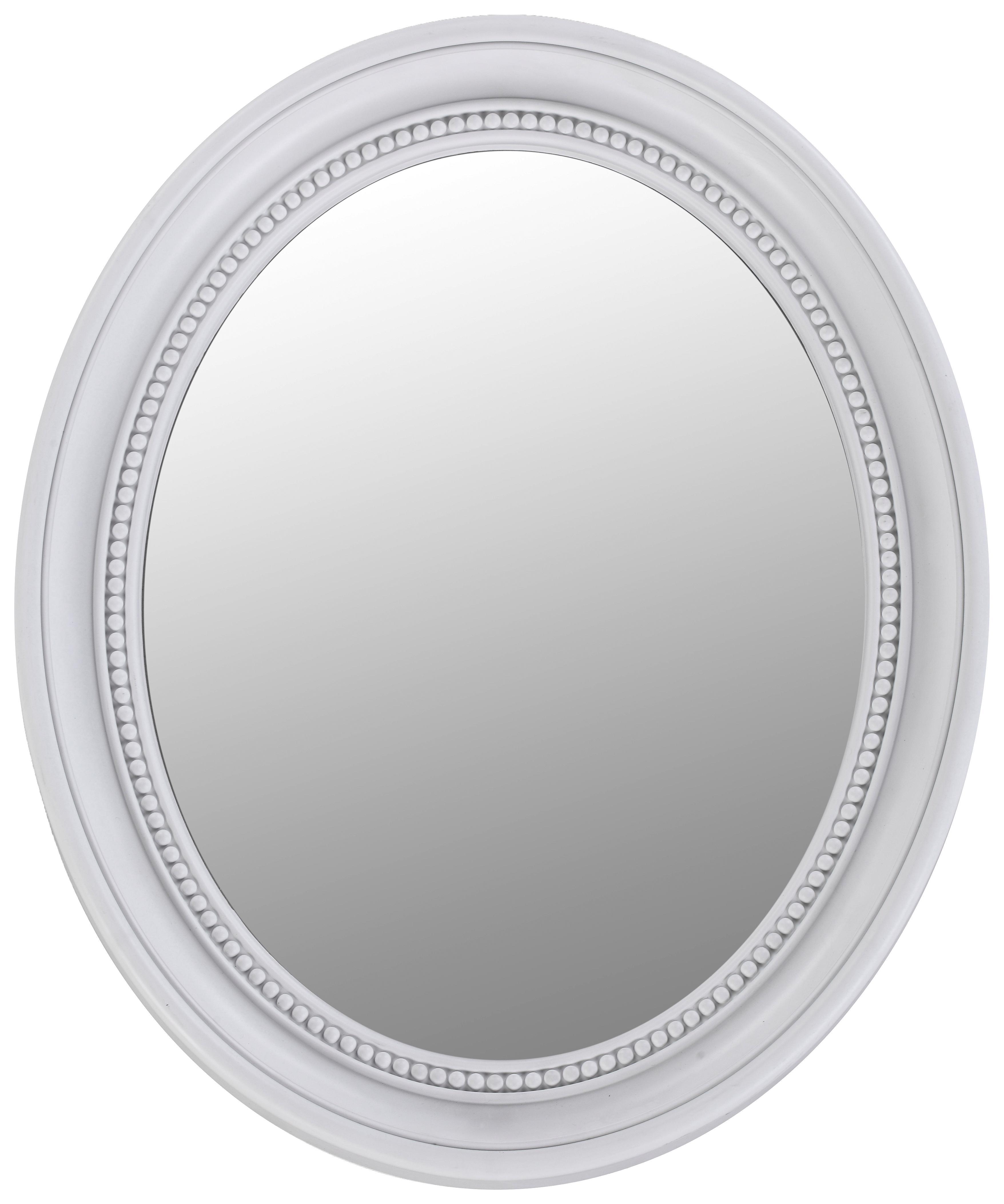 Wandspiegel Jakob - Weiß, MODERN, Glas/Kunststoff (41,7/50,5/3,5cm)