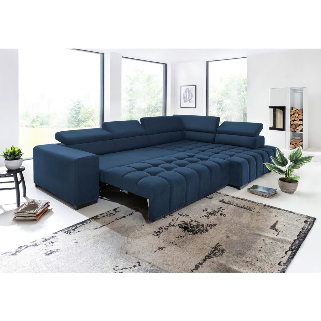 Eckschlafsofa Elias Neu Blau S: 307 cm
