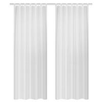 Schlaufenvorhang Fersken 2er Set - Weiß, Basics, Textil (130/245cm)