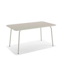GARTENTISCH SHINE GARTENTISCH - Beige, Basics, Metall (160/73/90cm) - Gardenson