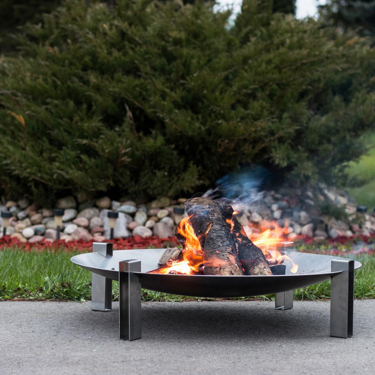 Feuerschale Space M - Rostfarben, Basics, Metall (58/58/20cm)