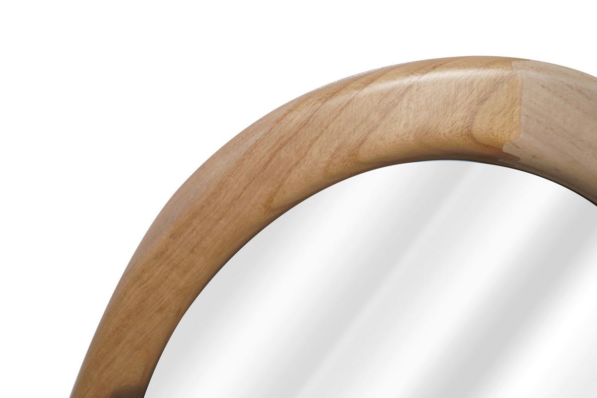 Zrcadlo SURI přírodní - přírodní barvy, Moderní, dřevo/sklo (64,5/128,5/2,8cm) - Mömax