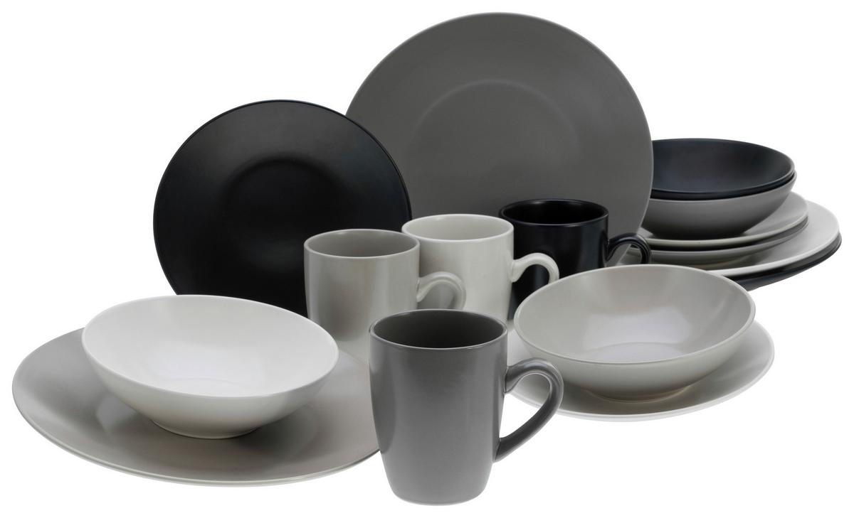 Kombiservice 25831 Manhattan - Taupe/Creme, Basics, Keramik - Creatable