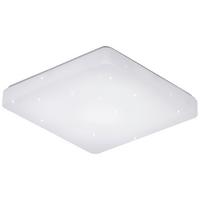 LED stropná lampa  IP44 Starlight 37/37cm, 18 Watt - biela, Konventionell, plast (36,5/9,5cm) - Mömax