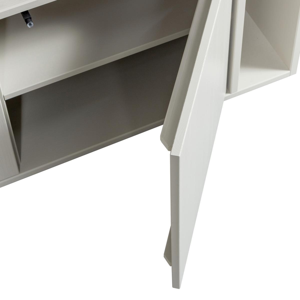 LOWBOARD Settle Down Grau B: 108cm - Grau, Design, Holz (108/45/44cm) - Livetastic