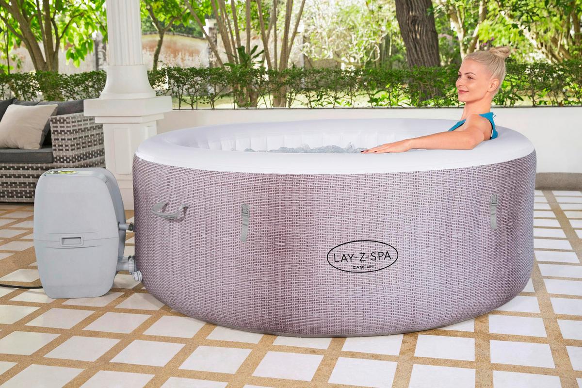 Felfújható Jakuzzi Lay-Z-Spa Kb. 180/66cm - szürke, Modern, műanyag (180/66cm) - Bestway