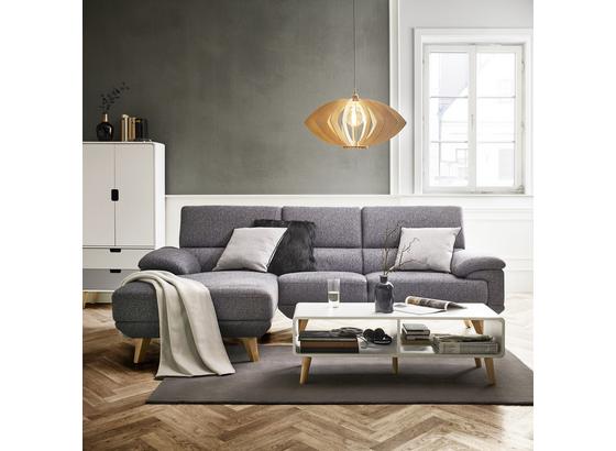 Sedacia Súprava Sandra - sivá, Moderný, drevo/textil (155/246cm) - Modern Living Sedacia Súprava Sandra - sivá, Moderný, drevo/textil (155/246cm) - Modern Living