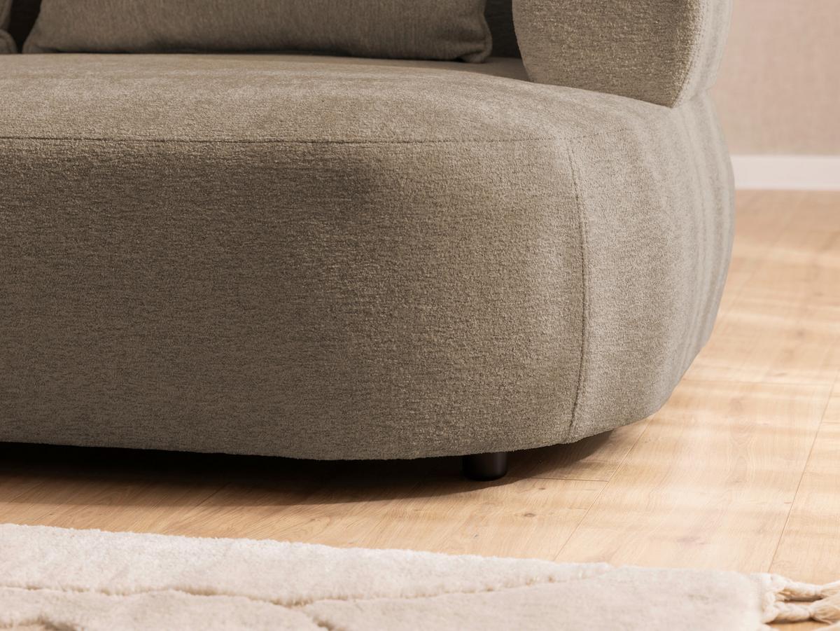 3-sitzer-sofa Ferro Braun B: 200 Cm - Schwarz/Braun, Design, Textil (200/76/96cm) - Livetastic