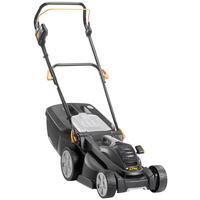 Akku Rasenmäher Schnittbreite 34 cm geeignet für 200 qm2 - Schwarz, MODERN, Kunststoff (43,5/103/130cm) - Alpina 5849