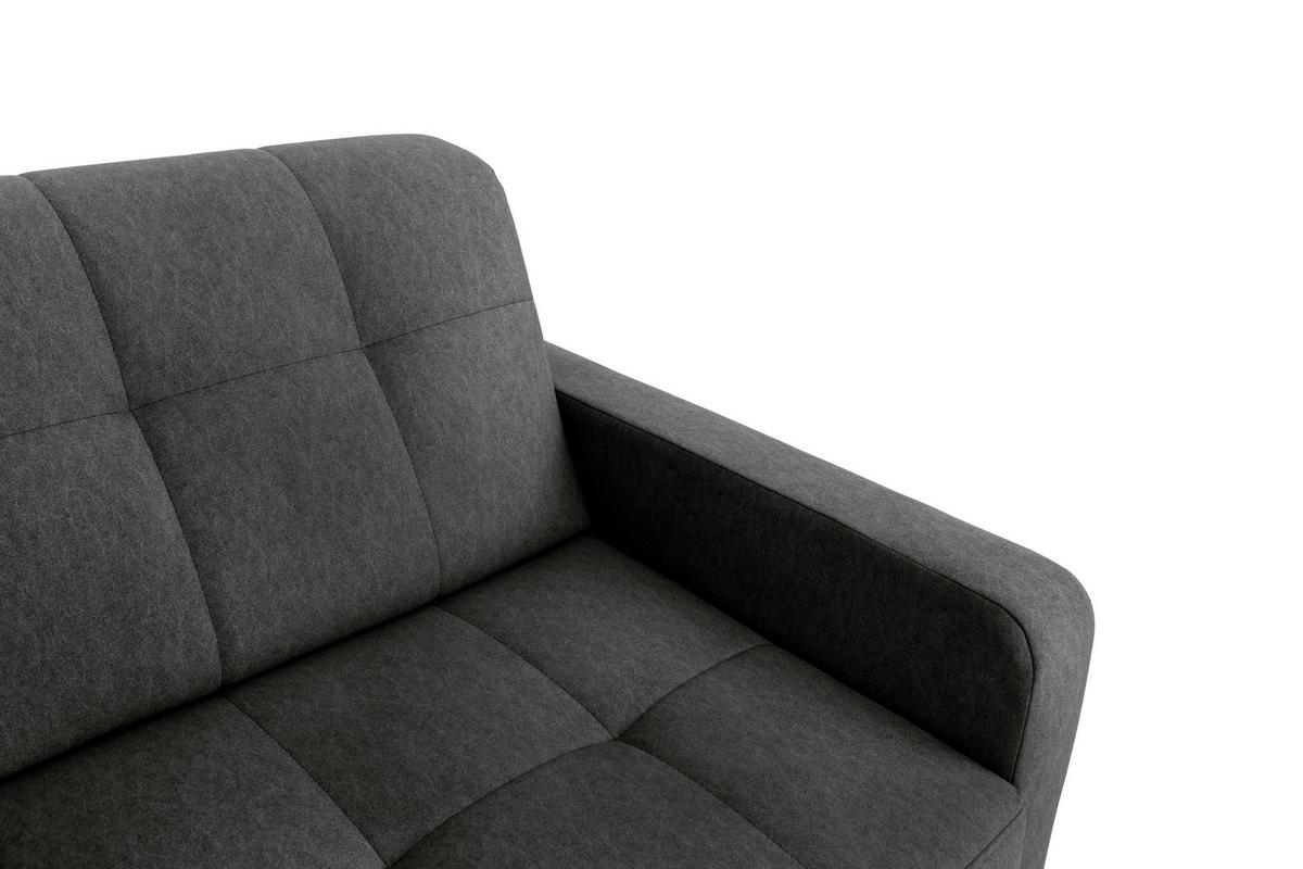 Eckschlafsofa Lars Grau S: 223/161 Cm - Kernbuche/Grau, Design, Textil (223/161cm) - MID.YOU