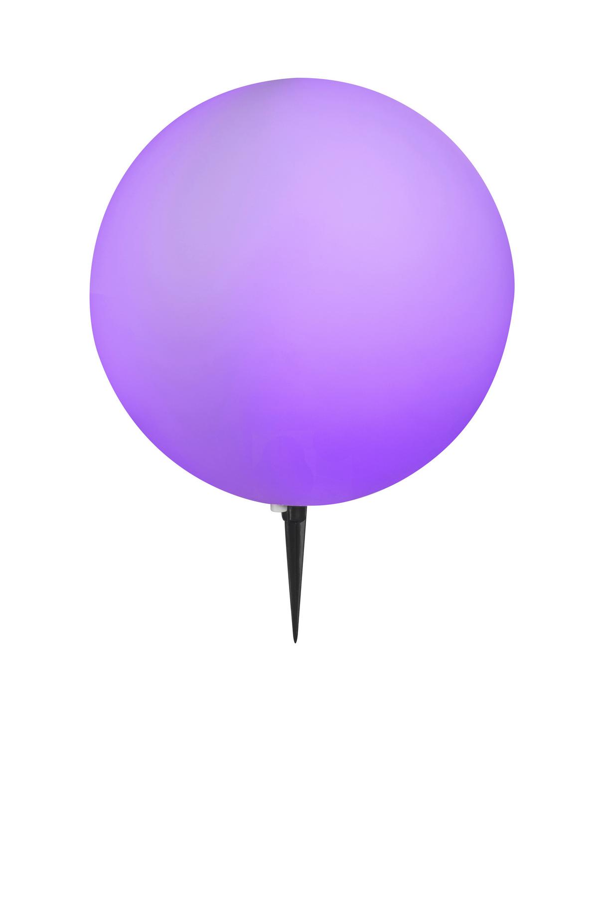 Außenstehleuchte 31776 Toula - Schwarz/Weiß, Design, Kunststoff (40/56cm) - Globo