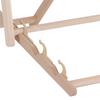 Klappstuhl Rio Holz, Textil - Blau/Buchefarben, Basics, Holz/Textil (56/120/6cm)