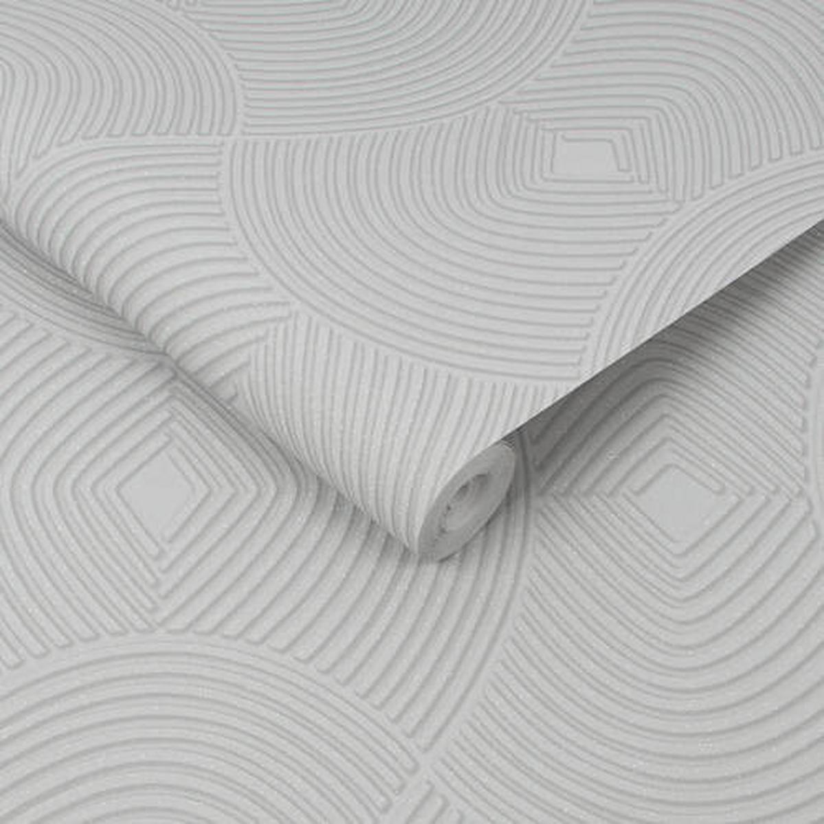 Vliestapete 111320 - Grau, Basics, Papier/Kunststoff (52/1000cm)