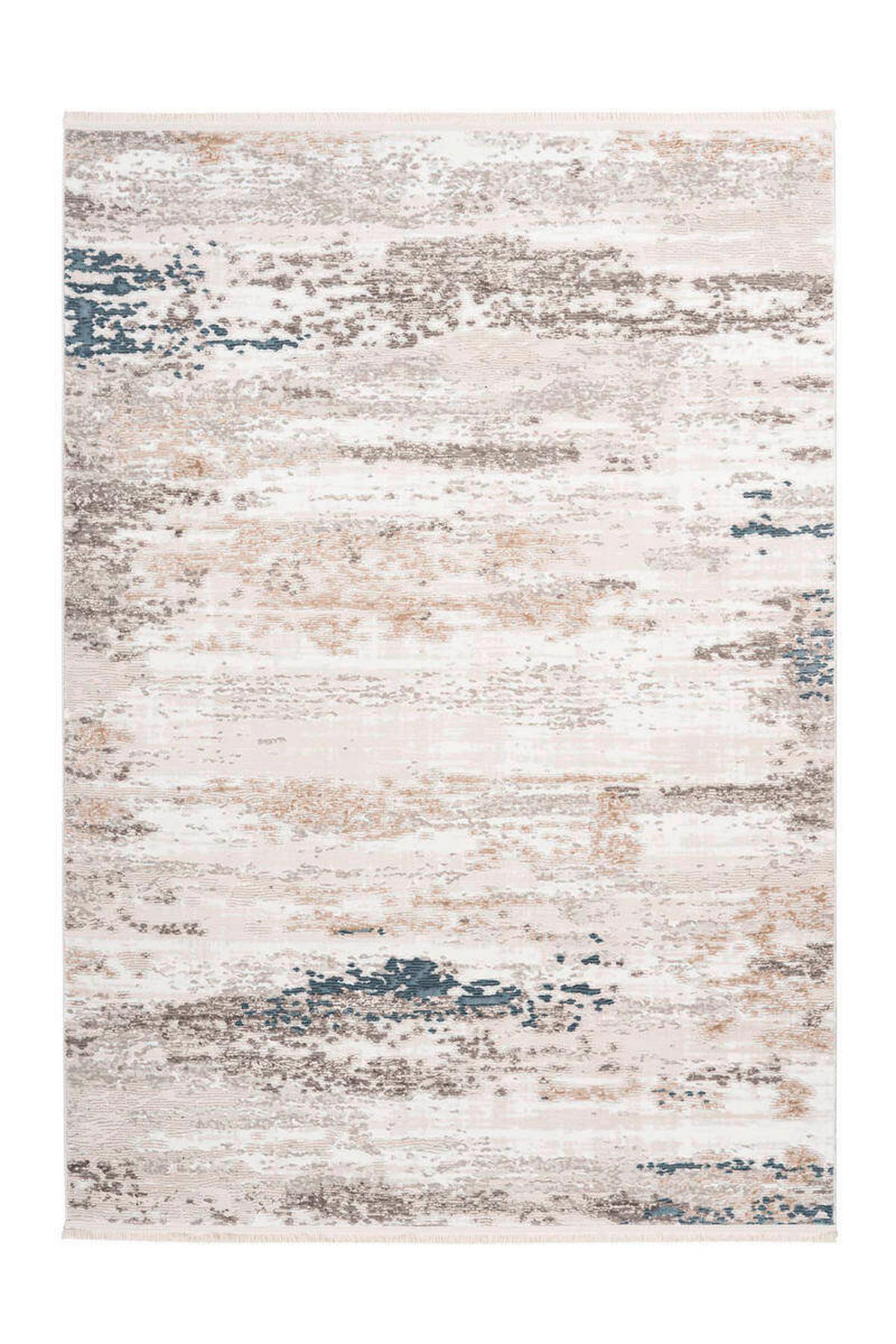 Webteppich Blau/Grau Akropolis 80x150 cm - Blau/Grau, Design, Textil (80/150cm) - Kayoom