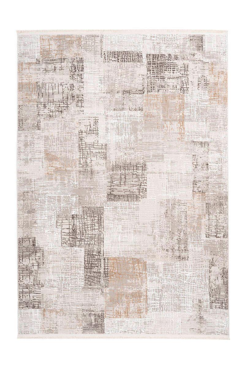 Webteppich Grau/silberfarben Akropolis 80x150 Cm - Silberfarben/Grau, Design, Textil (80/150cm) - Kayoom