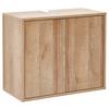 Waschbeckenunterschrank Finn B: 60 cm, Eichefarben - Eichefarben, MODERN, Holzwerkstoff (60/50/30,5cm) - MID.YOU