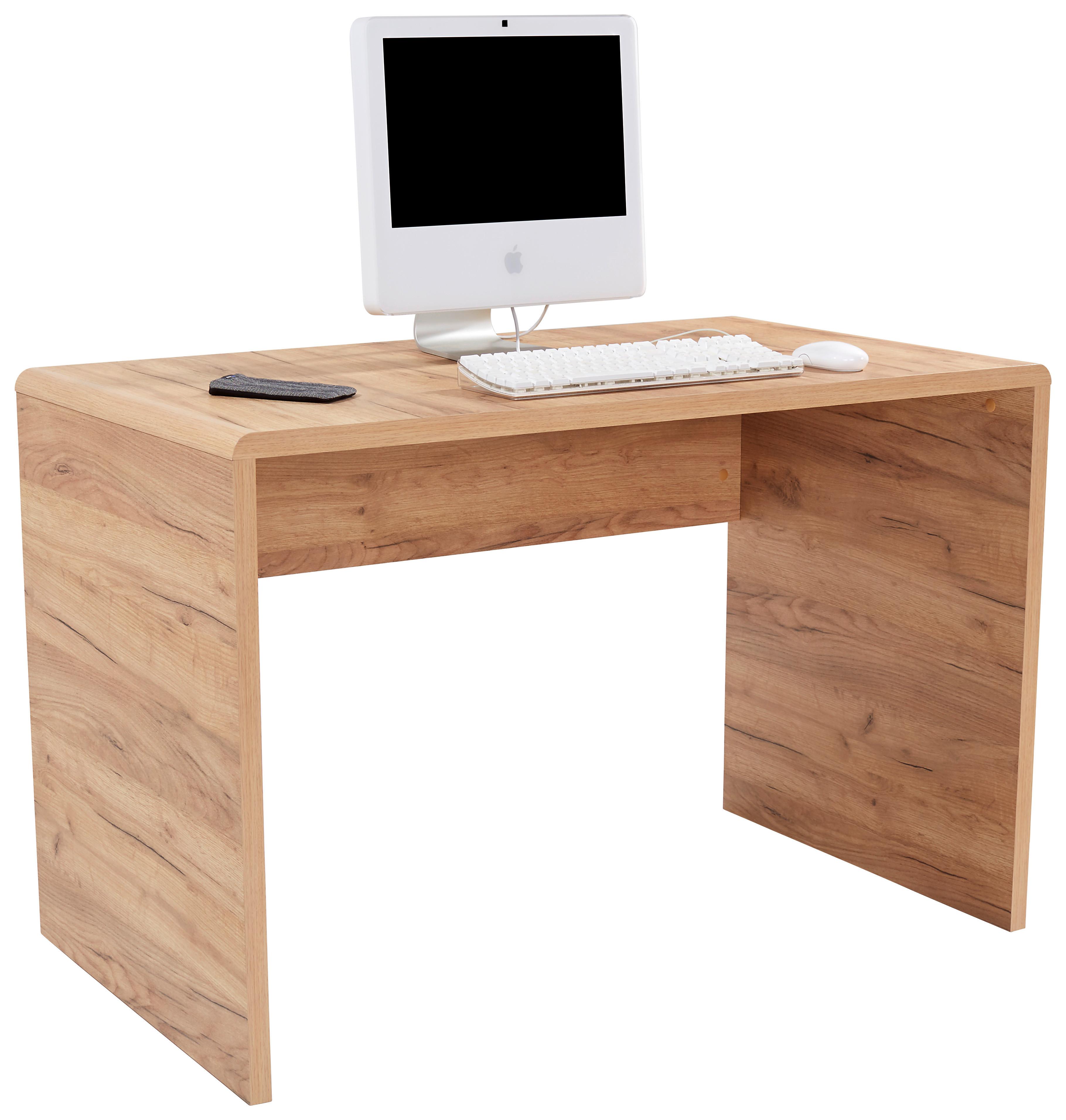 PÍSACÍ STÔL FONTANA FTB03 - farba duba, Modern, kompozitné drevo (120/75,5/60cm)