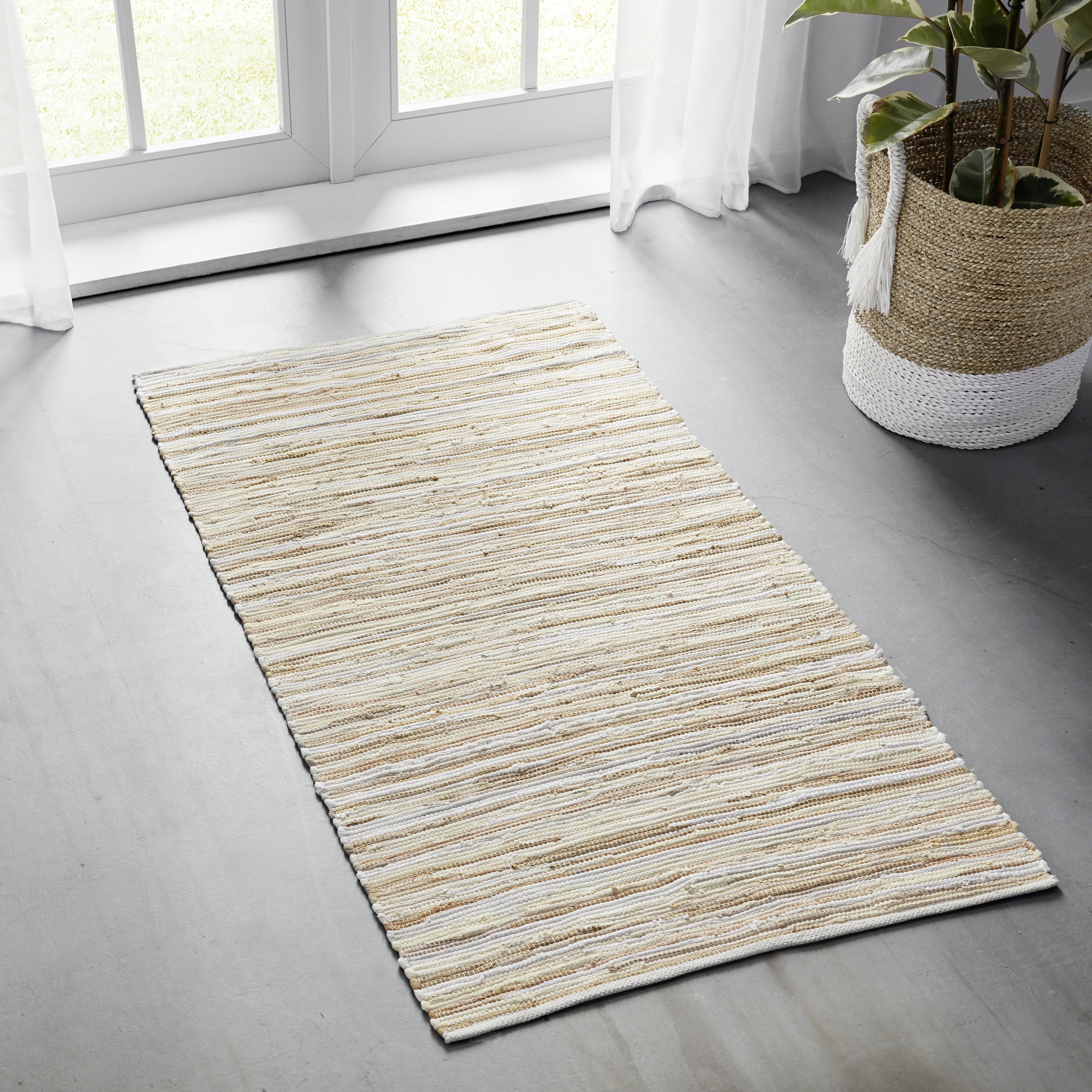 Ručné Tkaný Koberec Verona 1, 60/120cm, Béžová - béžová, Basics, textil (60/120cm) - Modern Living