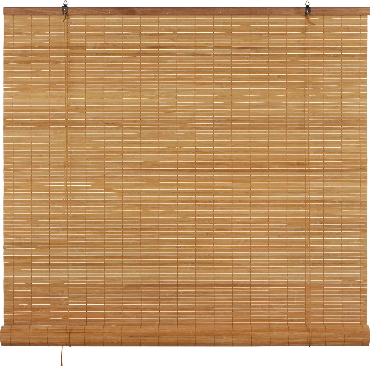 Roleta do interiéru Woody, 100/180cm, hnedá - hnedá, Lifestyle, drevo (100/180cm) - Modern Living