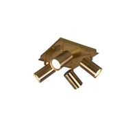 Strahler Spot Marley 4-Flammig verstellbar L: 24 cm - Messingfarben, Design, Metall (24,0/15,0/24,0cm) - Trio Leuchten